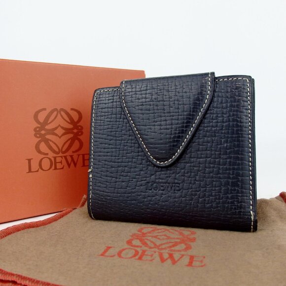 Authentic LOEWE wallet leather [Used]